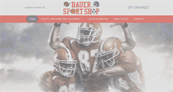 Desktop Screenshot of bauersportshop.com